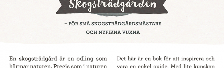 Boksläpp för Skogsträdgården Boksläpp för Skogsträdgården